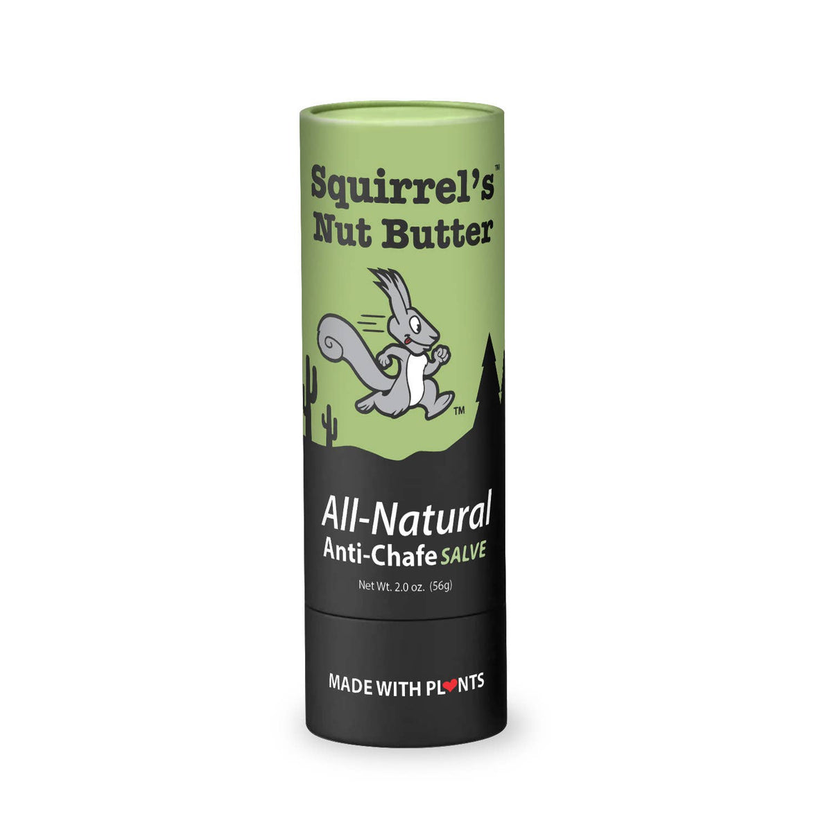 Squirrel's Nut Butter AntiChafe Compostable Tube 3 Rivers Outdoor Co