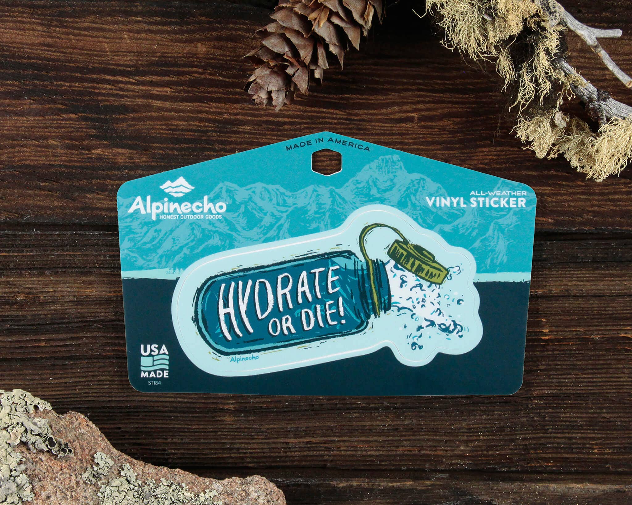 Alpinecho - Hydrate Or Die Sticker
