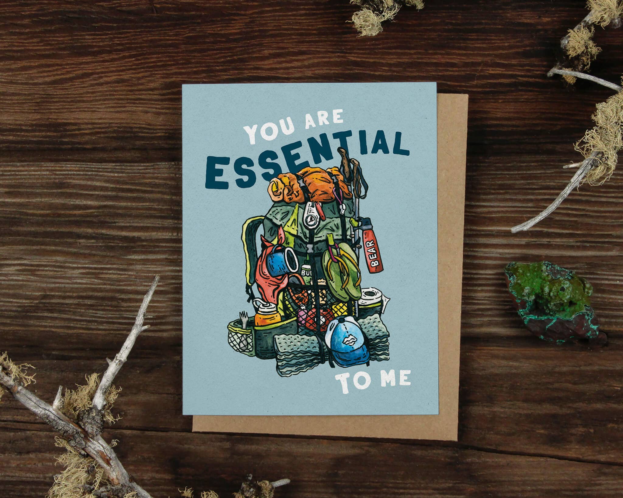 Alpinecho - You Are Essential to Me Greeting Card