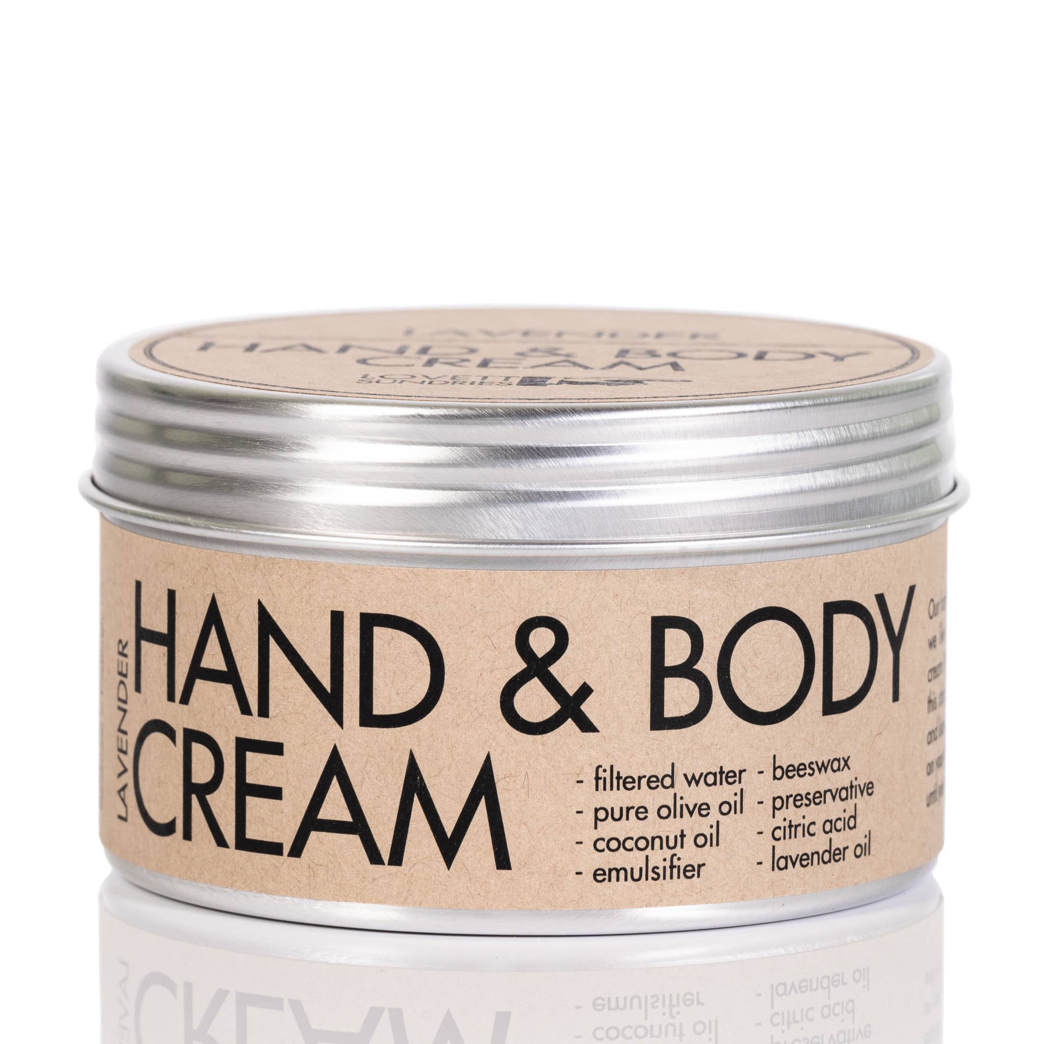 Lovett Sundries - Hand and Body Cream: Lavender