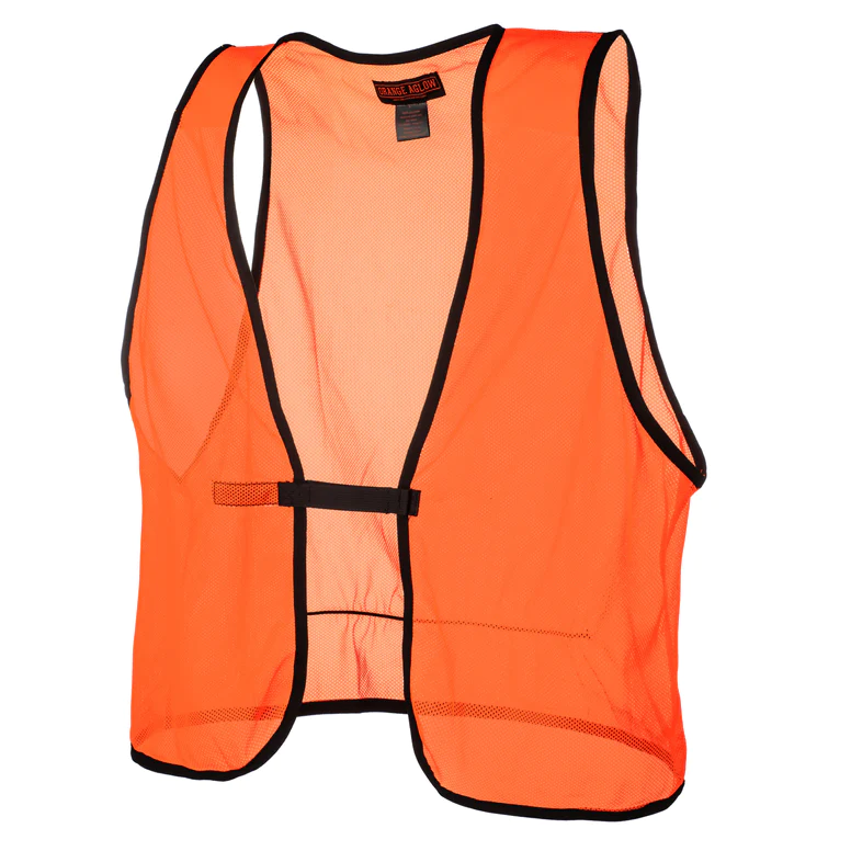 Mesh Blaze Orange Hunting Vest