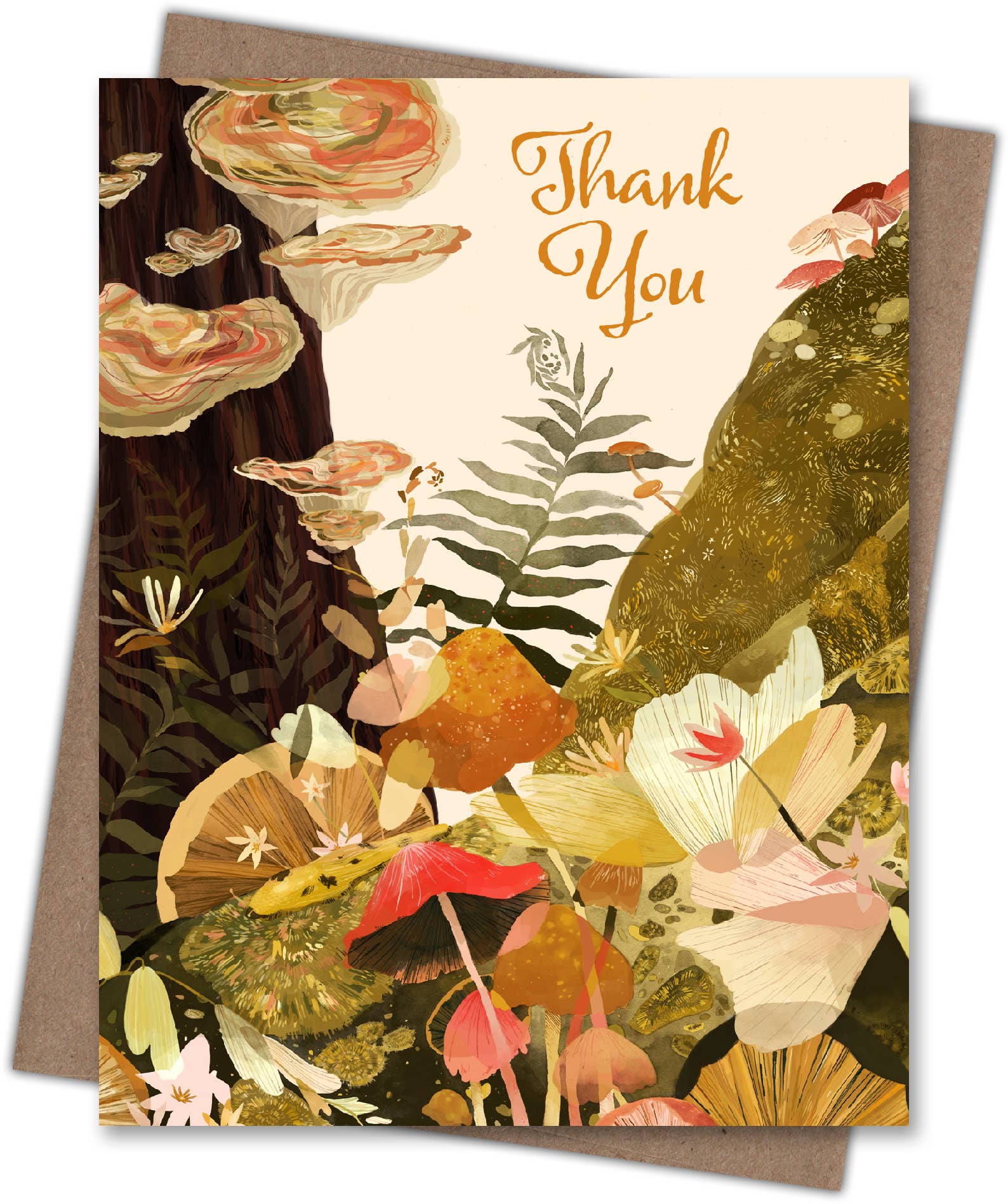 Waterknot - Fungi Thank You Card