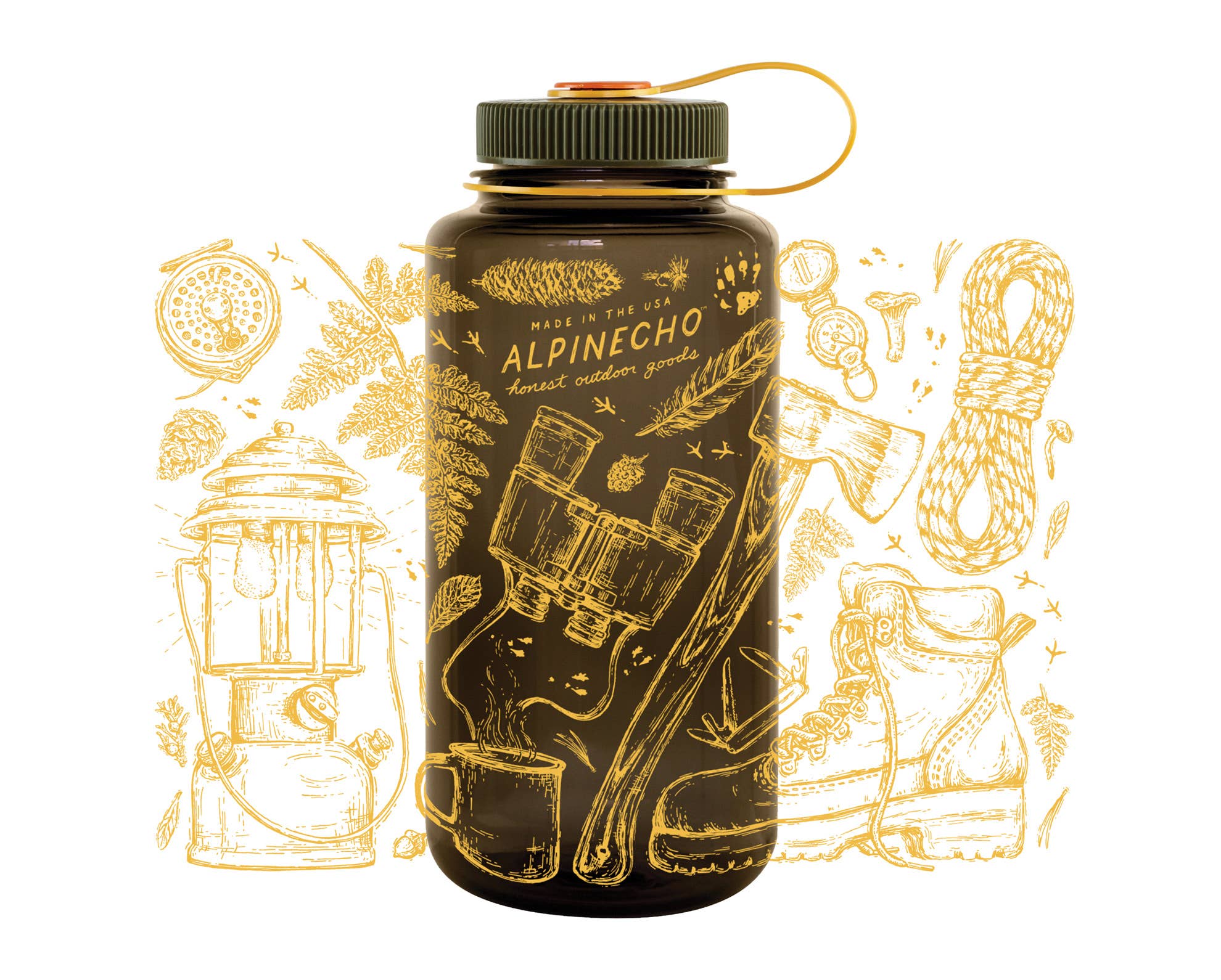 Alpinecho - Gone Camping Nalgene