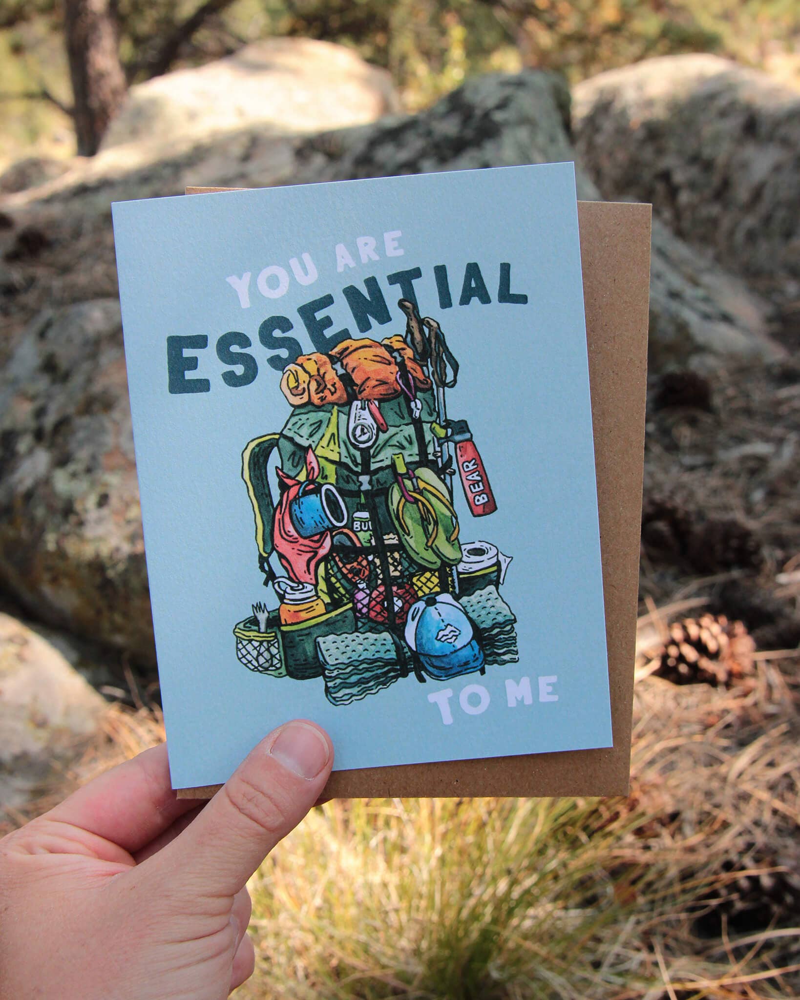 Alpinecho - You Are Essential to Me Greeting Card