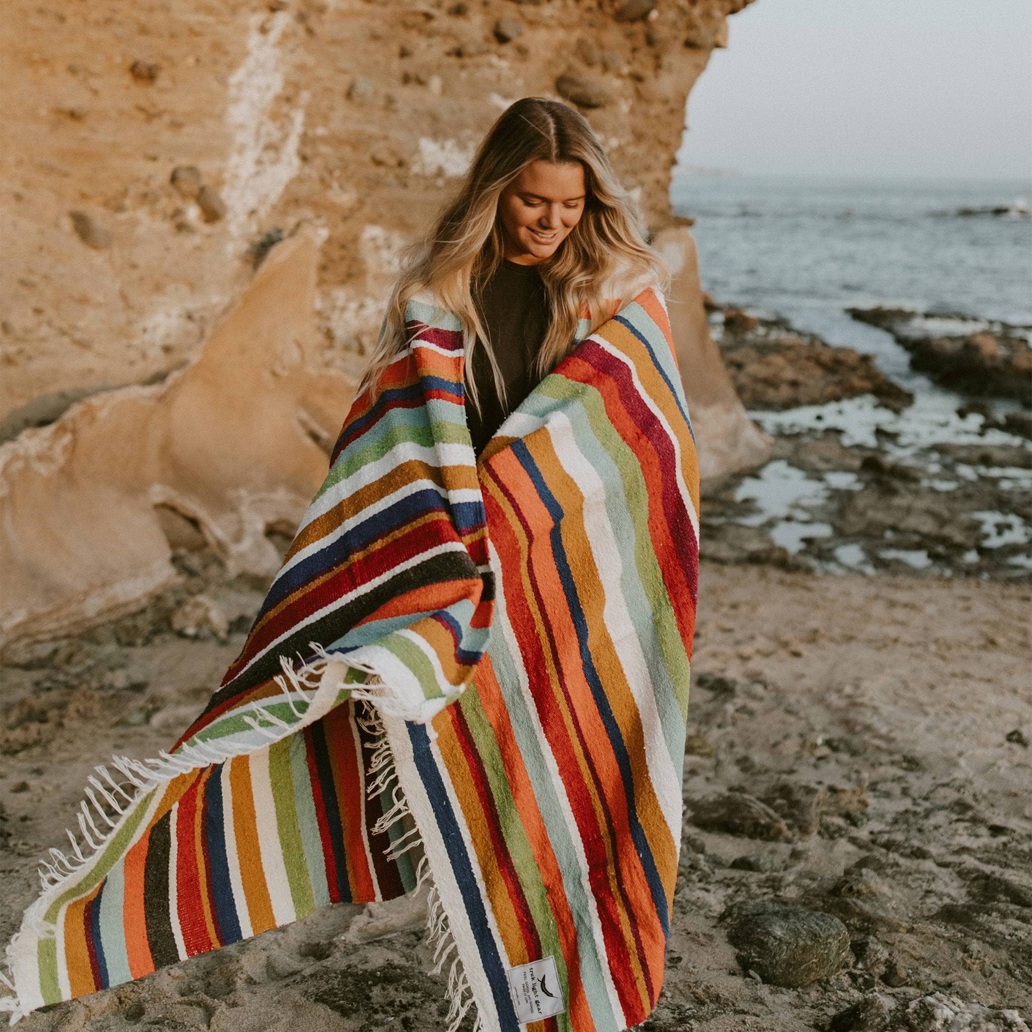 Trek Light - Halley's Comet Handwoven Throw Blanket