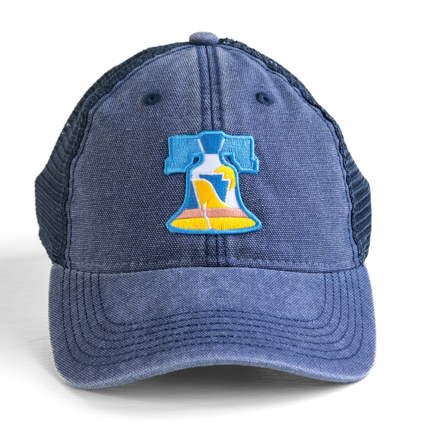 The Liberty: Pennsylvania Hat | Low-Profile Snapback Trucker Liberty Bell Patch Hat