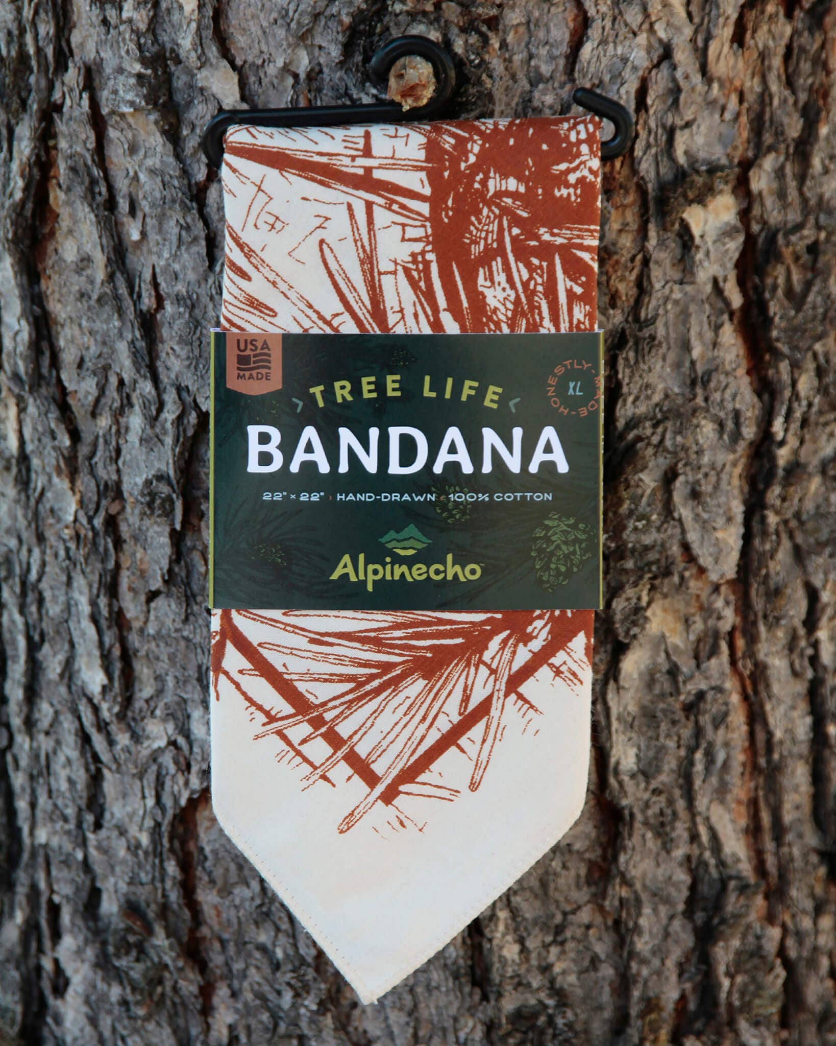Alpinecho - Tree Life Cotton Bandana