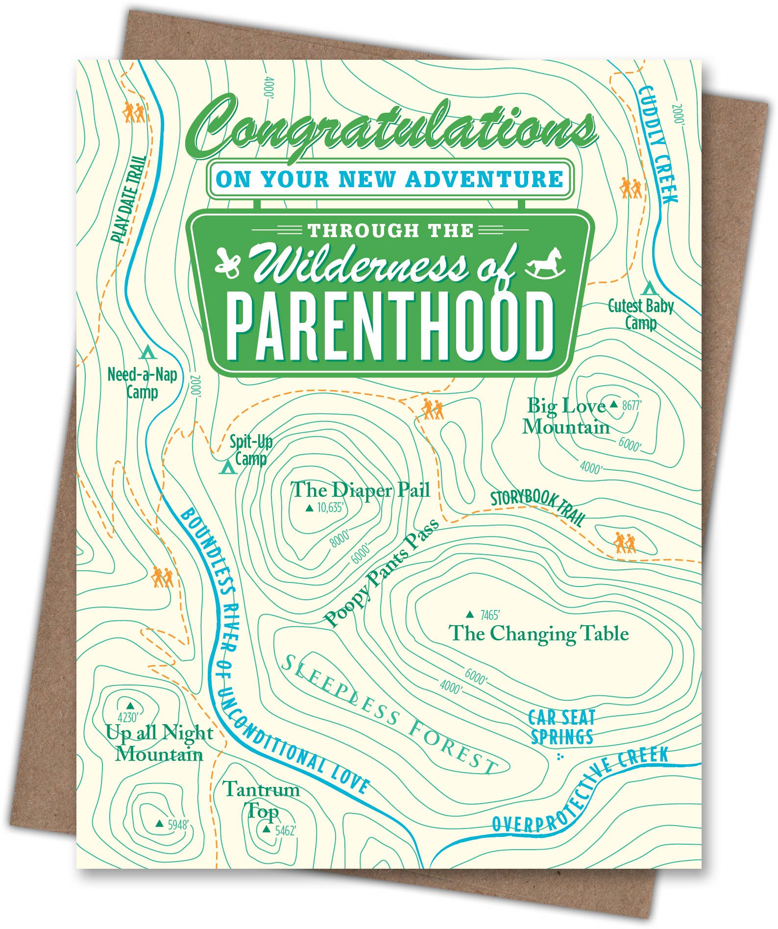 Waterknot - Wilderness of Parenthood Card