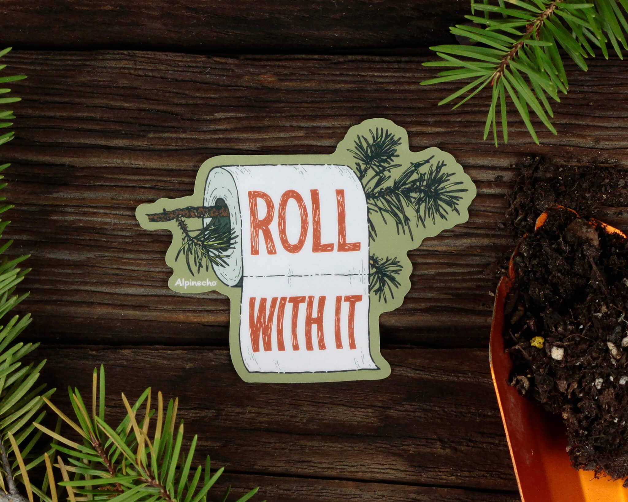 Alpinecho - Roll With It Sticker
