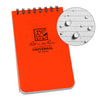 Weatherproof Top Spiral Notebook, 4" x 6", Tan Cover, Universal Pattern (No. 946T)