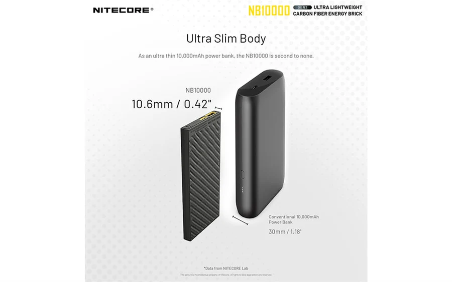 Nitecore NB10000 USB-C Power Bank