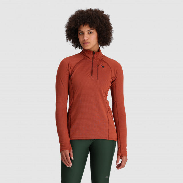 Women's Vigor Grid Fleece Quarter Zip