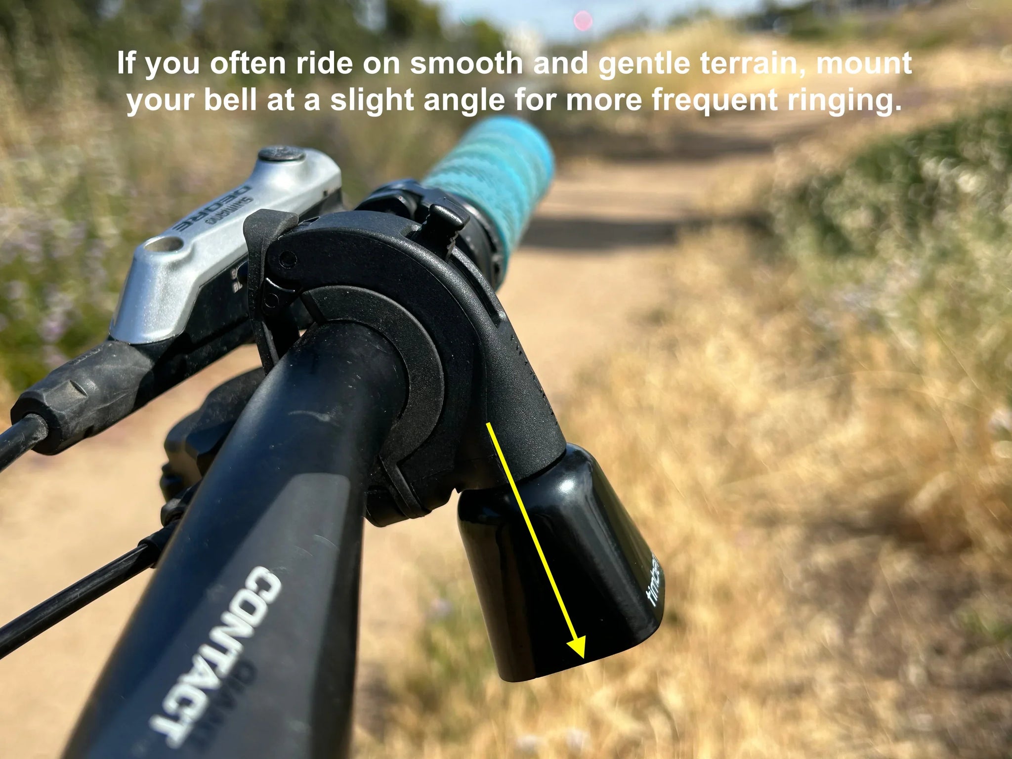 Bolt-on Mountain Bike Bell - Model Yew!