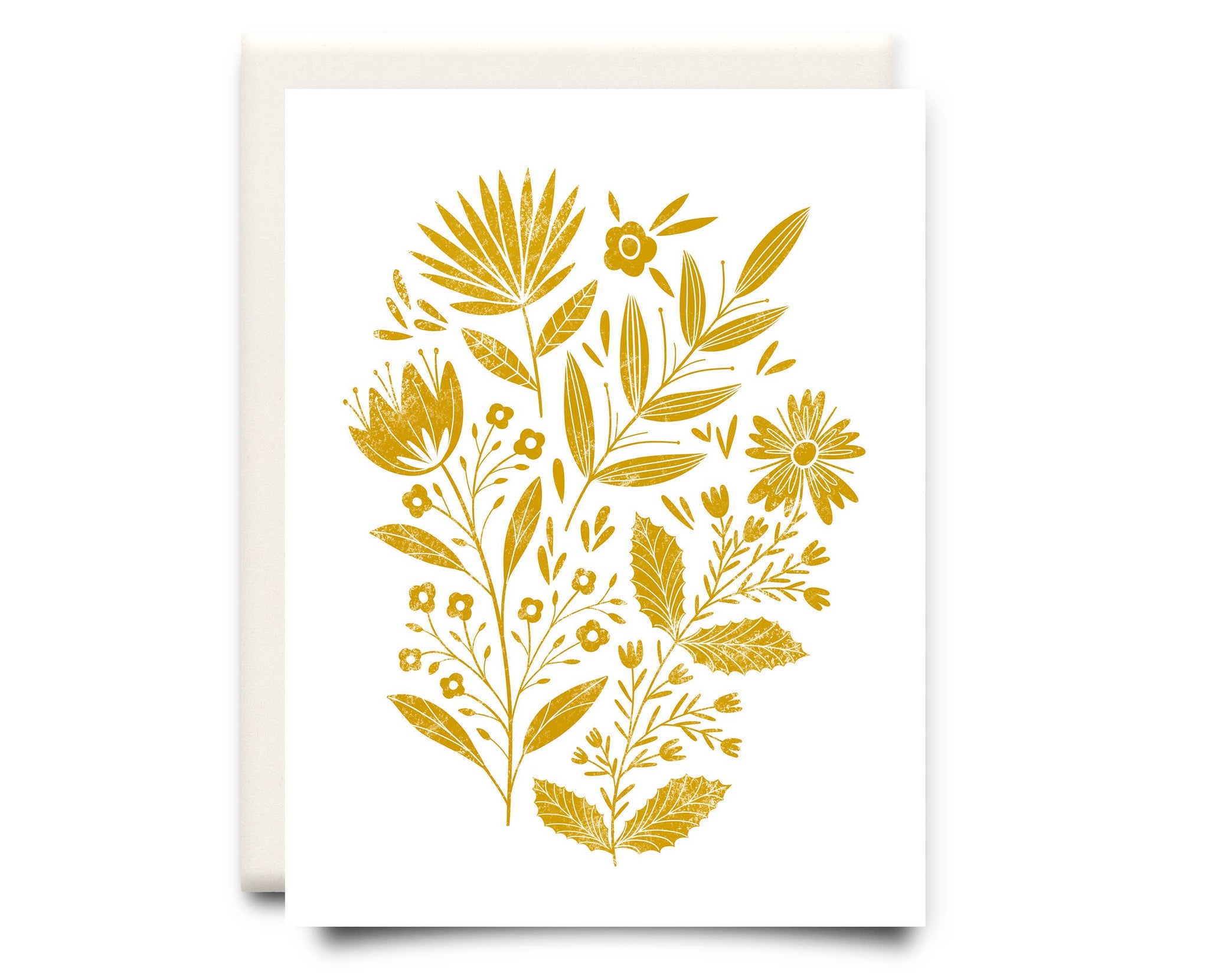 Golden Wheat | Floral Greeting Card