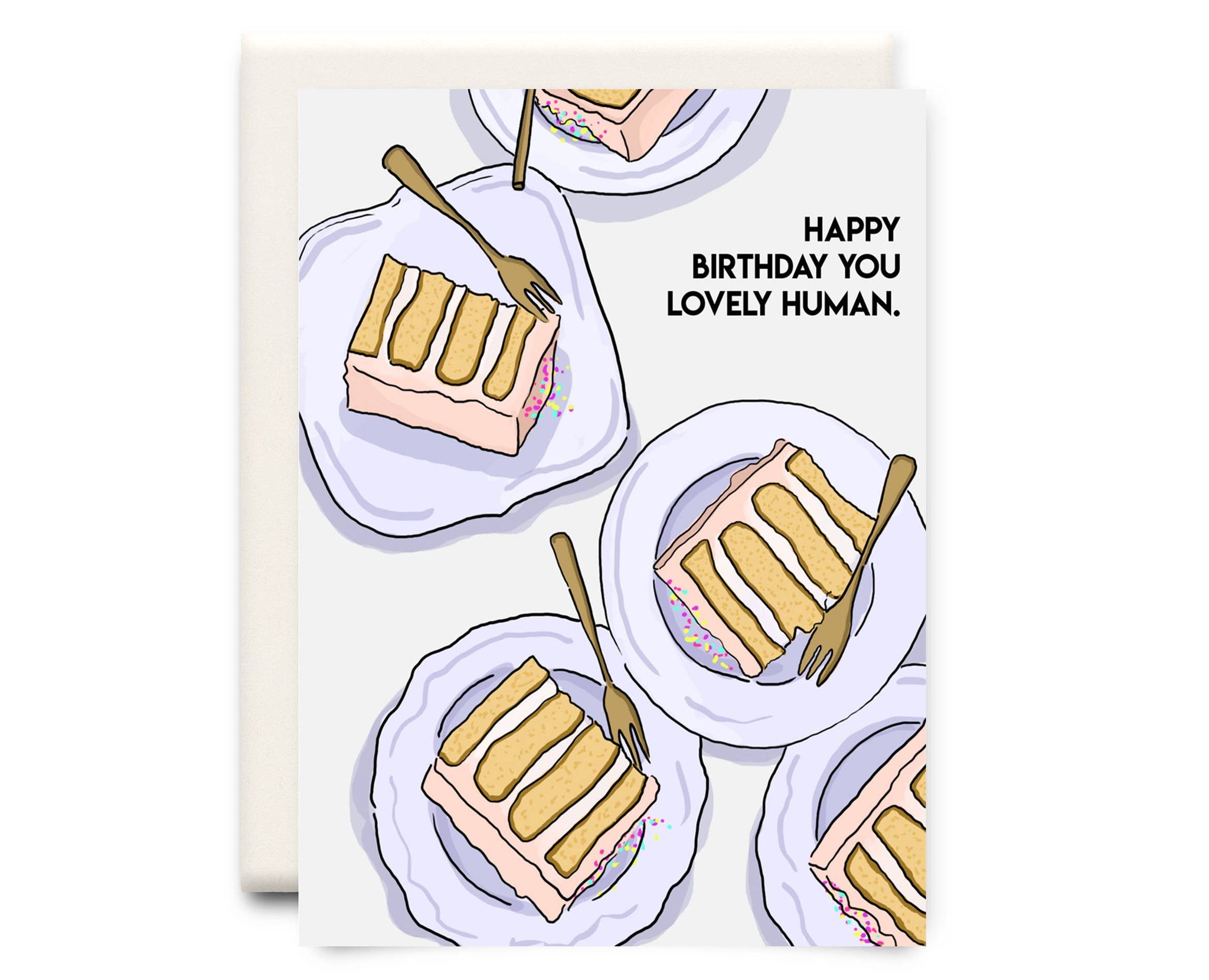 Lovely Human | Birthday Greeting Card