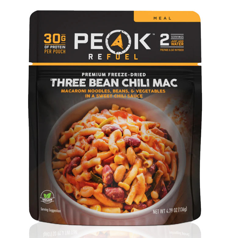 Peak Refuel Three Bean Chilli Mac (v)