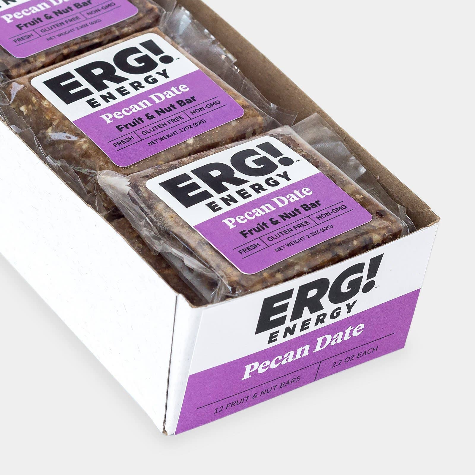 ERG! Bars - Pecan Date ERG! - Box of 12 Bars