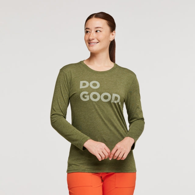 Women's Do Good Long-Sleeve Organic T-Shirt