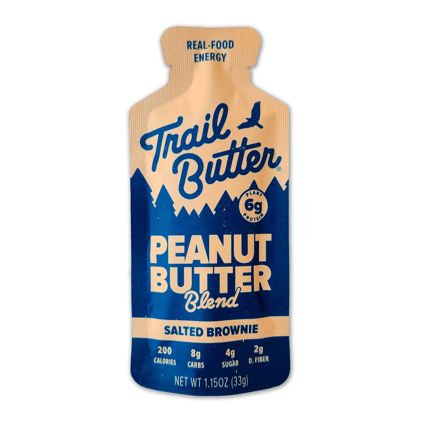 Trail Butter | Nut Butters & Granolas - Salted Brownie Premium Peanut Butter - (12) 1.15oz Packets
