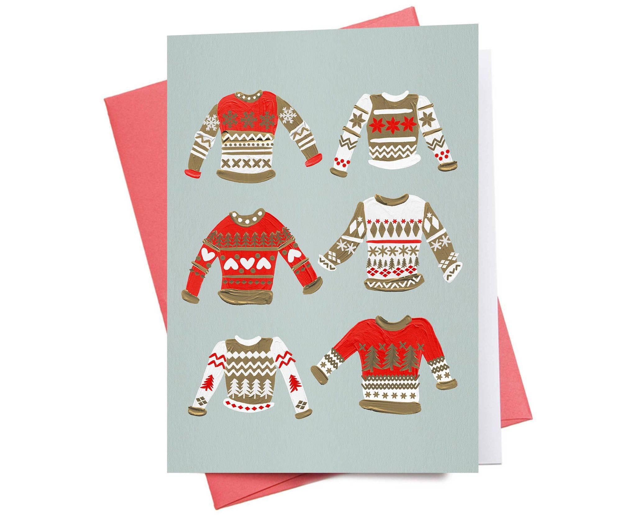 Christmas Sweaters | Holiday Greeting Card
