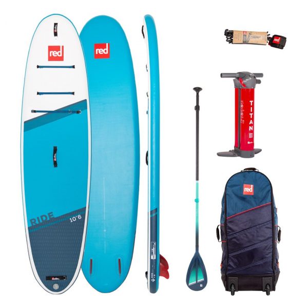 Red 10'6 Ride Infltable Paddleboard Package